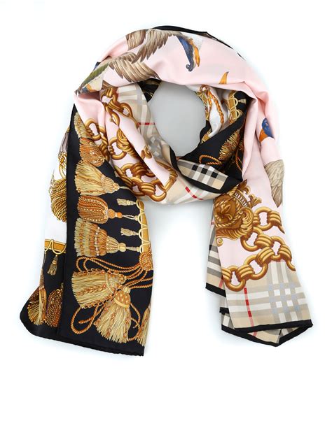 burberry inspired chain scarf